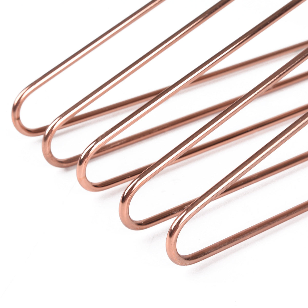 3821 – Heavy-Duty Metal Suit & Coat Hanger – 17" – Rose Gold