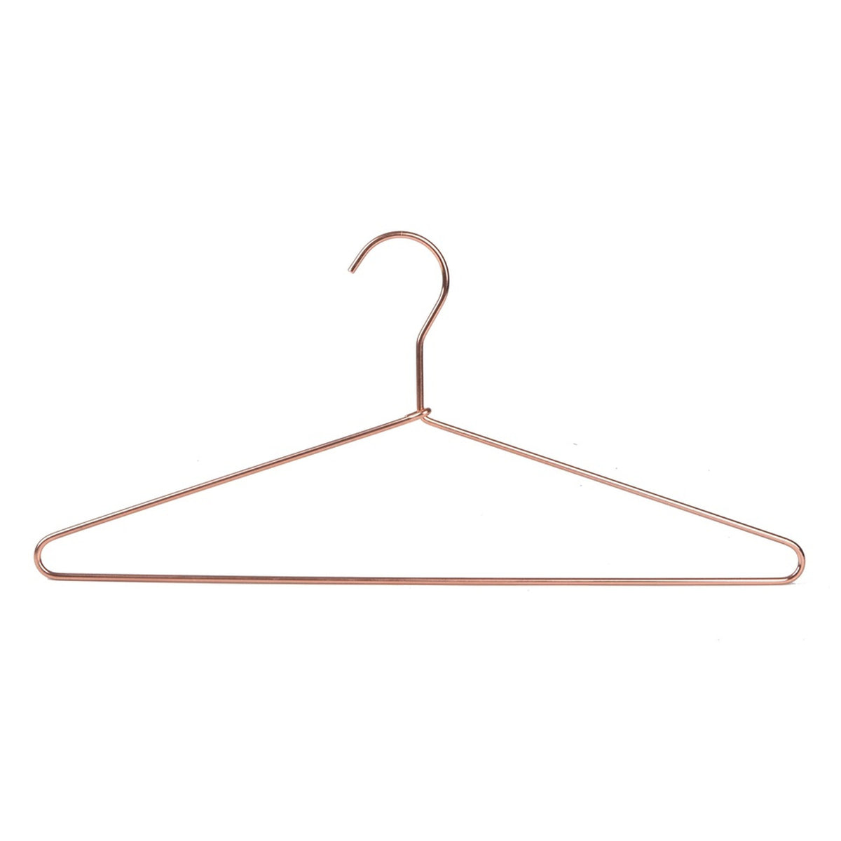 3821 – Heavy-Duty Metal Suit & Coat Hanger – 17" – Rose Gold