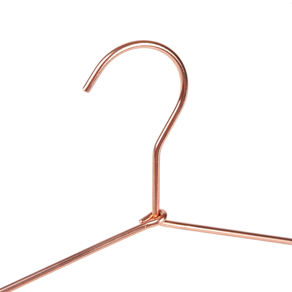 3821 – Heavy-Duty Metal Suit & Coat Hanger – 17" – Rose Gold