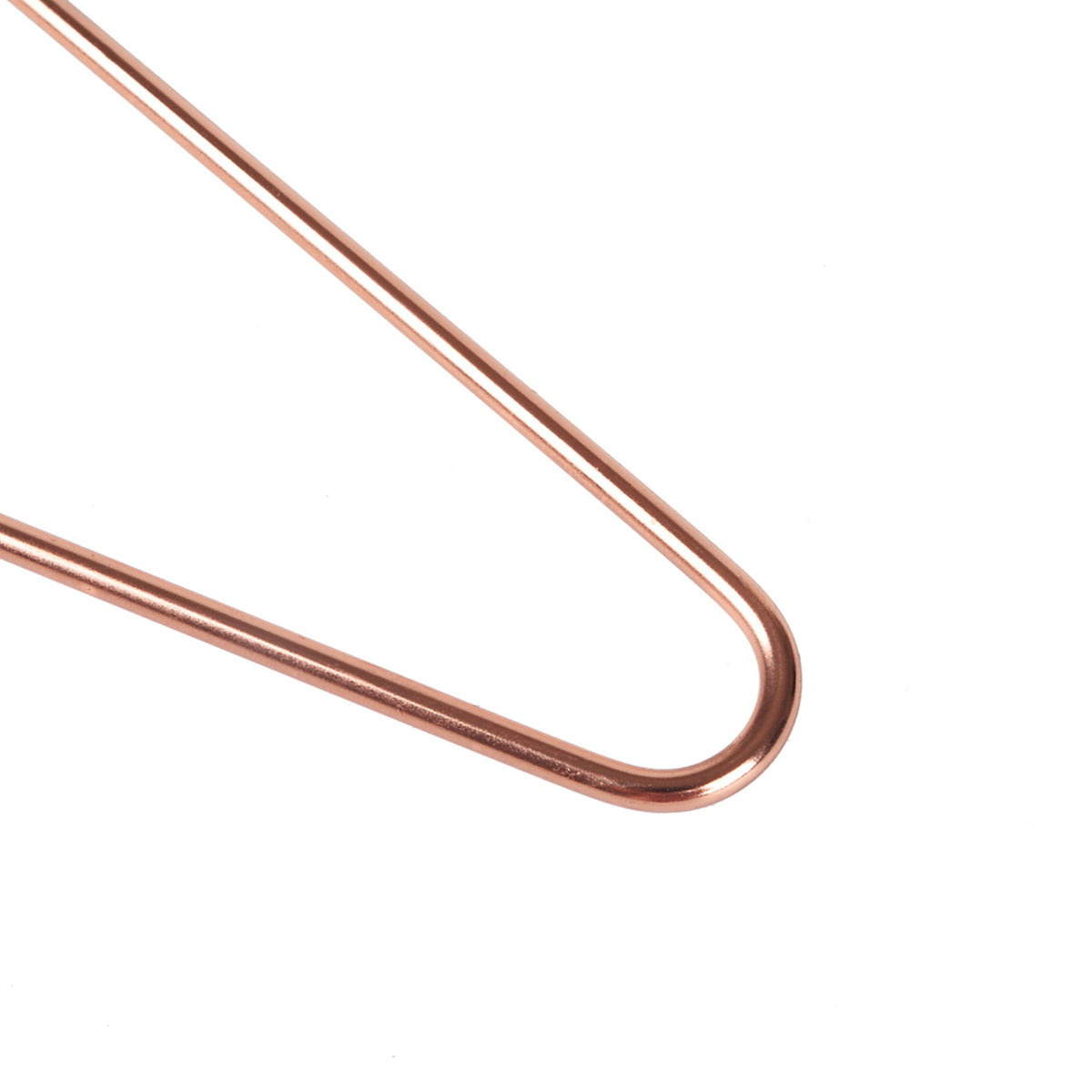 3821 – Heavy-Duty Metal Suit & Coat Hanger – 17" – Rose Gold