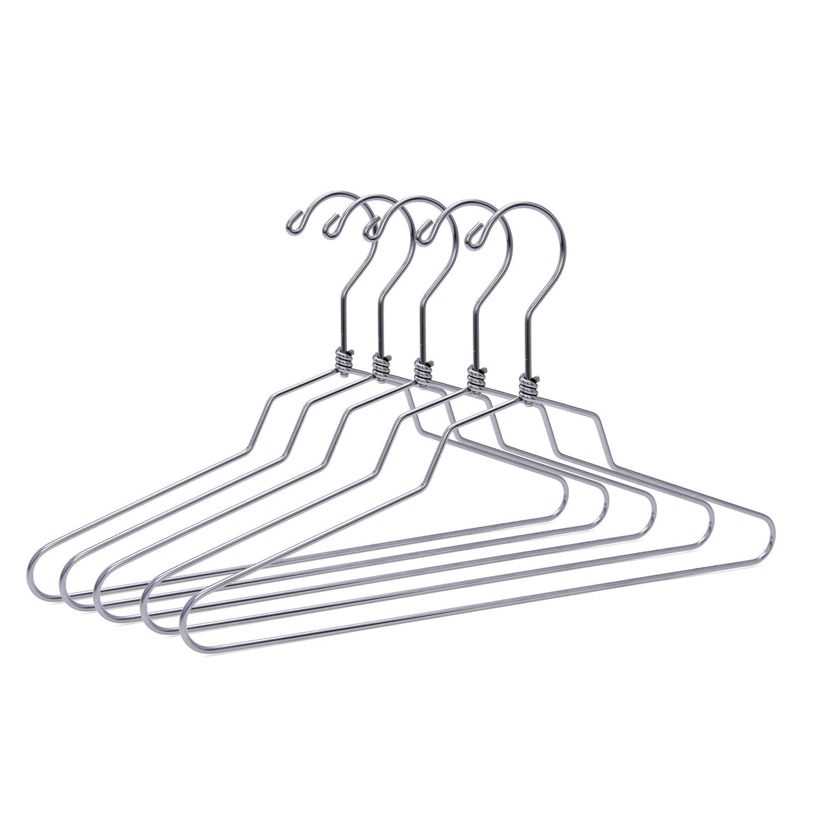 M016 – Heavy-Duty Metal Suit Hanger with Swivel Hook – 16" – Chrome