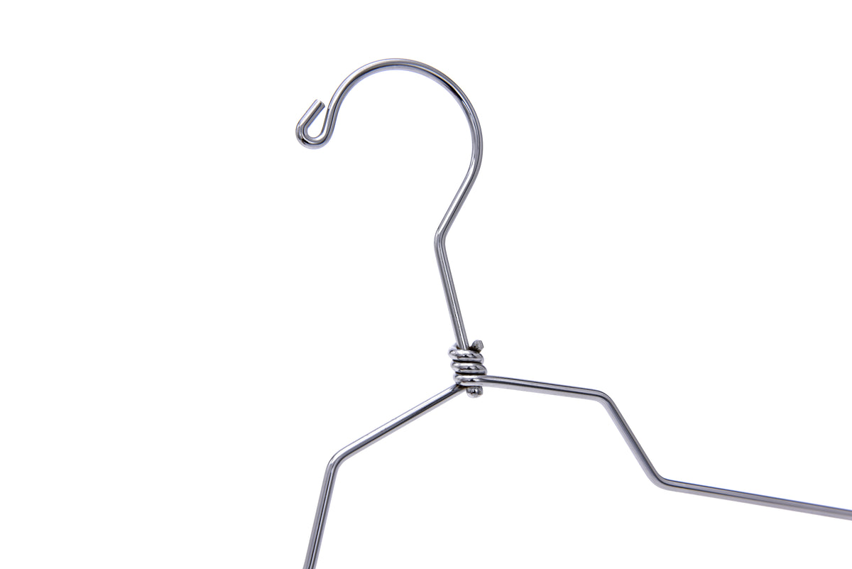 M014 – Heavy-Duty Metal Suit Hanger with Swivel Hook – 14" – Chrome