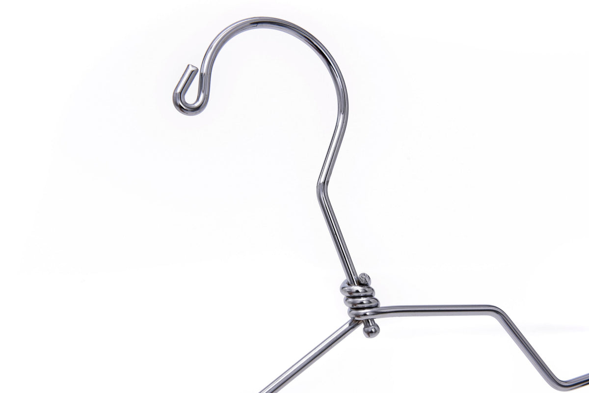 M058-10 - Heavy Duty Metal Hanger + Clips Swivel Hook - 100 Pcs