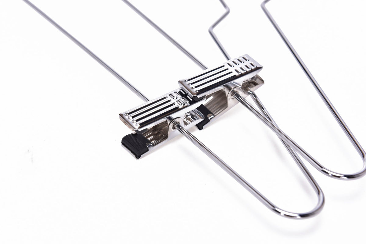 M055-10 - Metal Hanger 16" with Clips Swivel Hook 100 pcs.