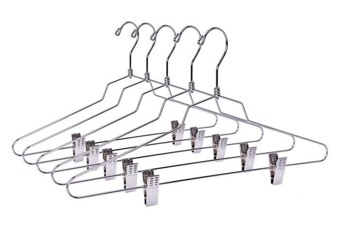 M055-10 - Metal Hanger 16" with Clips Swivel Hook 100 pcs.