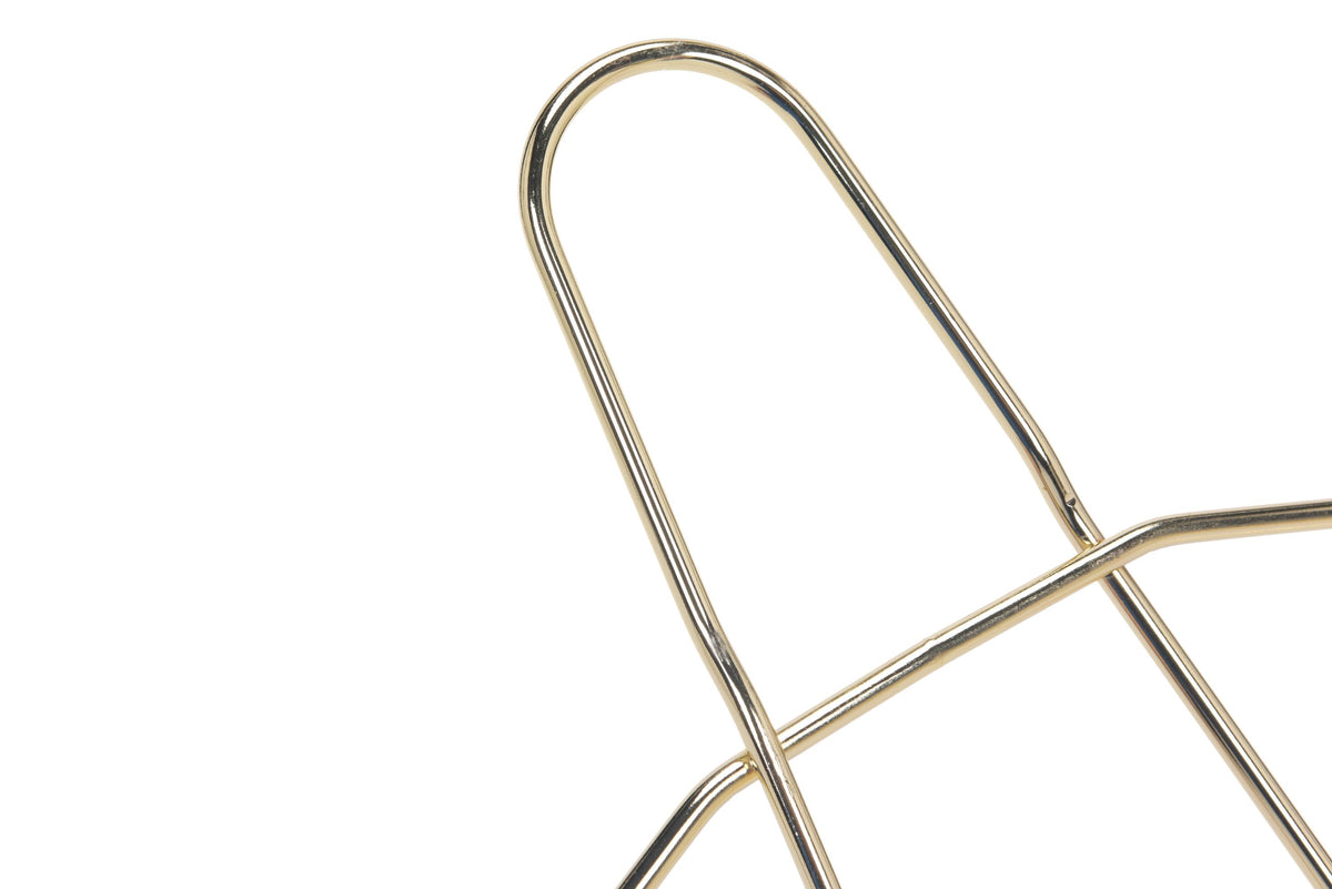 M018-GL – Heavy-Duty Anti-Theft Metal Hanger, 5 mm – 17" – Gold