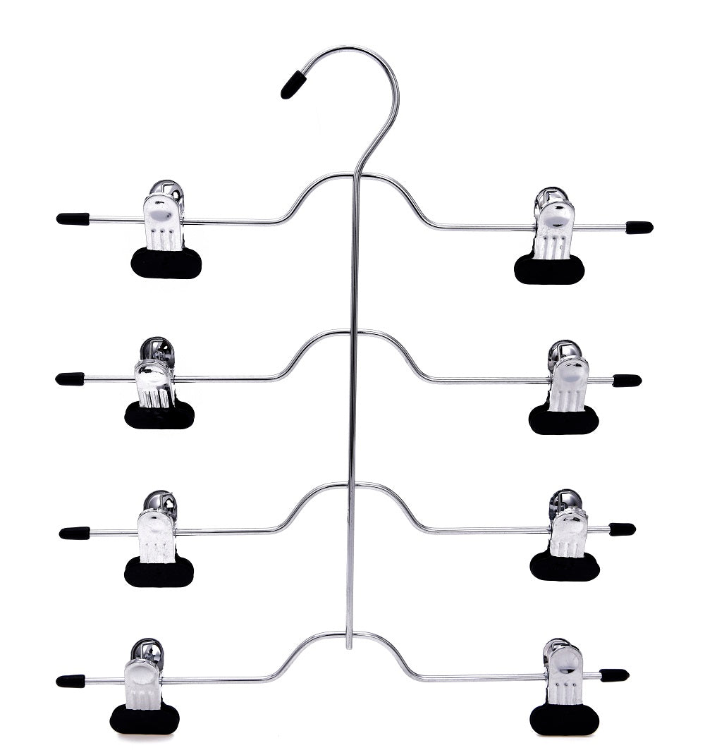 M051 - Heavy Duty 4 Tier Hanger Wide Clips