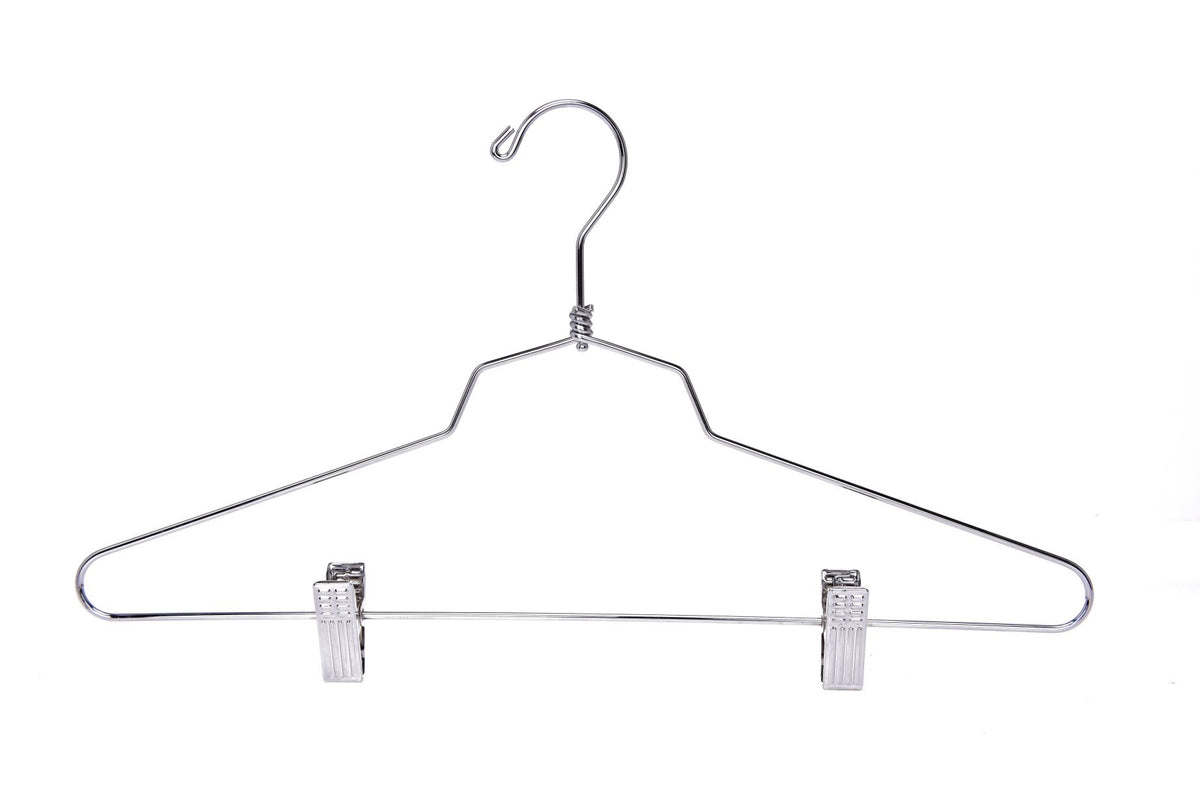 M055-10 - Metal Hanger 16" with Clips Swivel Hook 100 pcs.