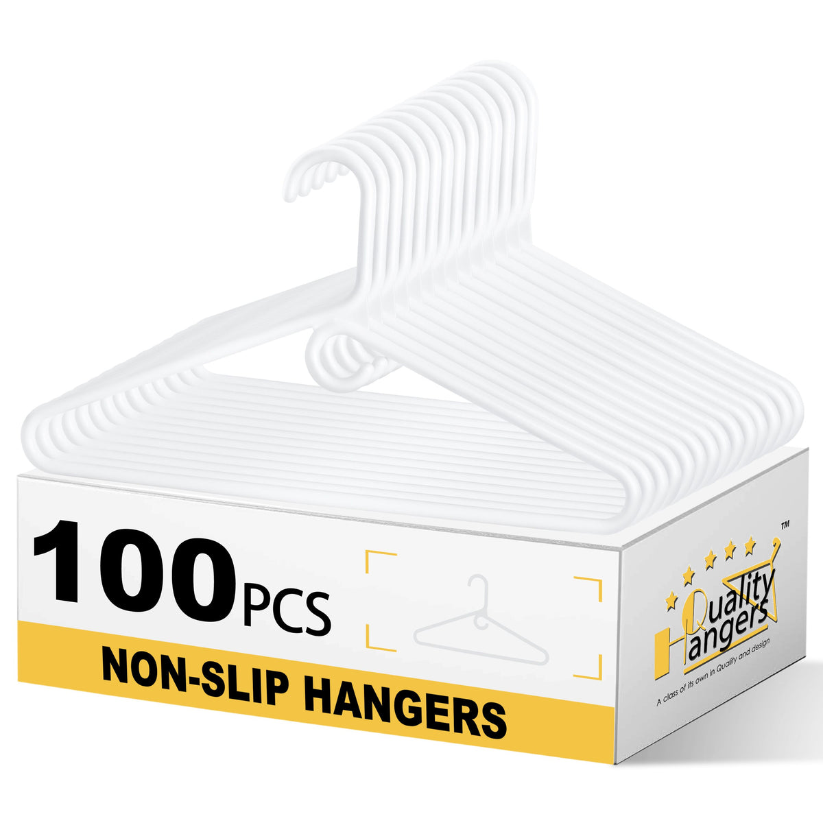 P031 – Heavy-Duty Plastic Shirt Hanger – 16.5"