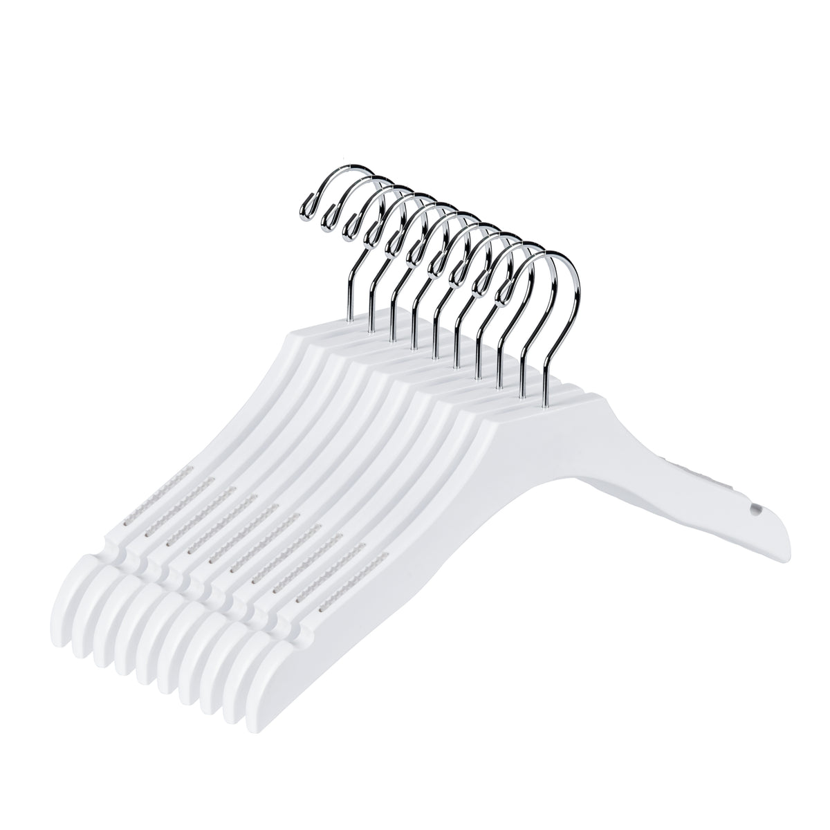 WK12 – Kids Luxury Wooden Hanger – 13" – White