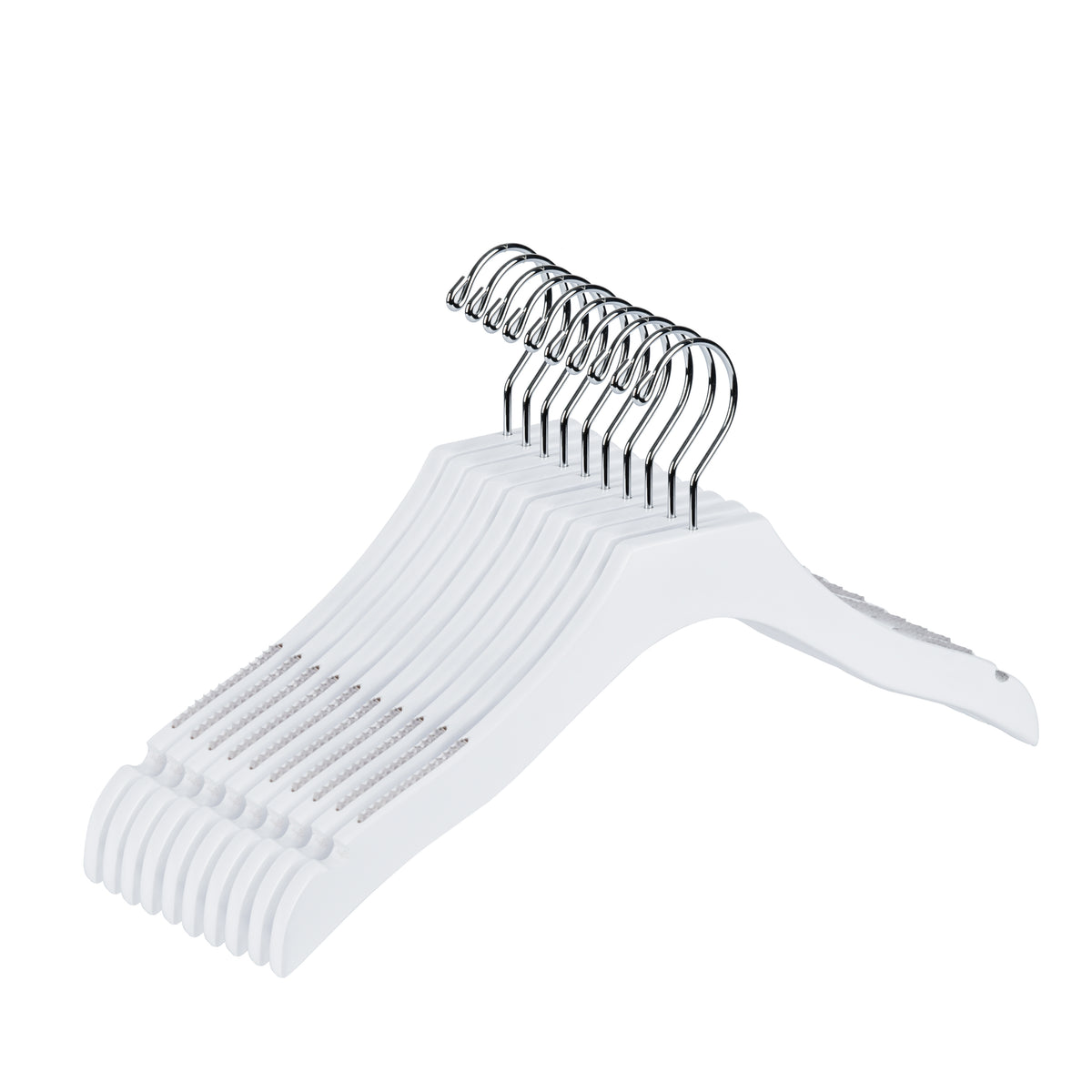 WK14 – Kids Luxury Wooden Hanger – 14.5" – White